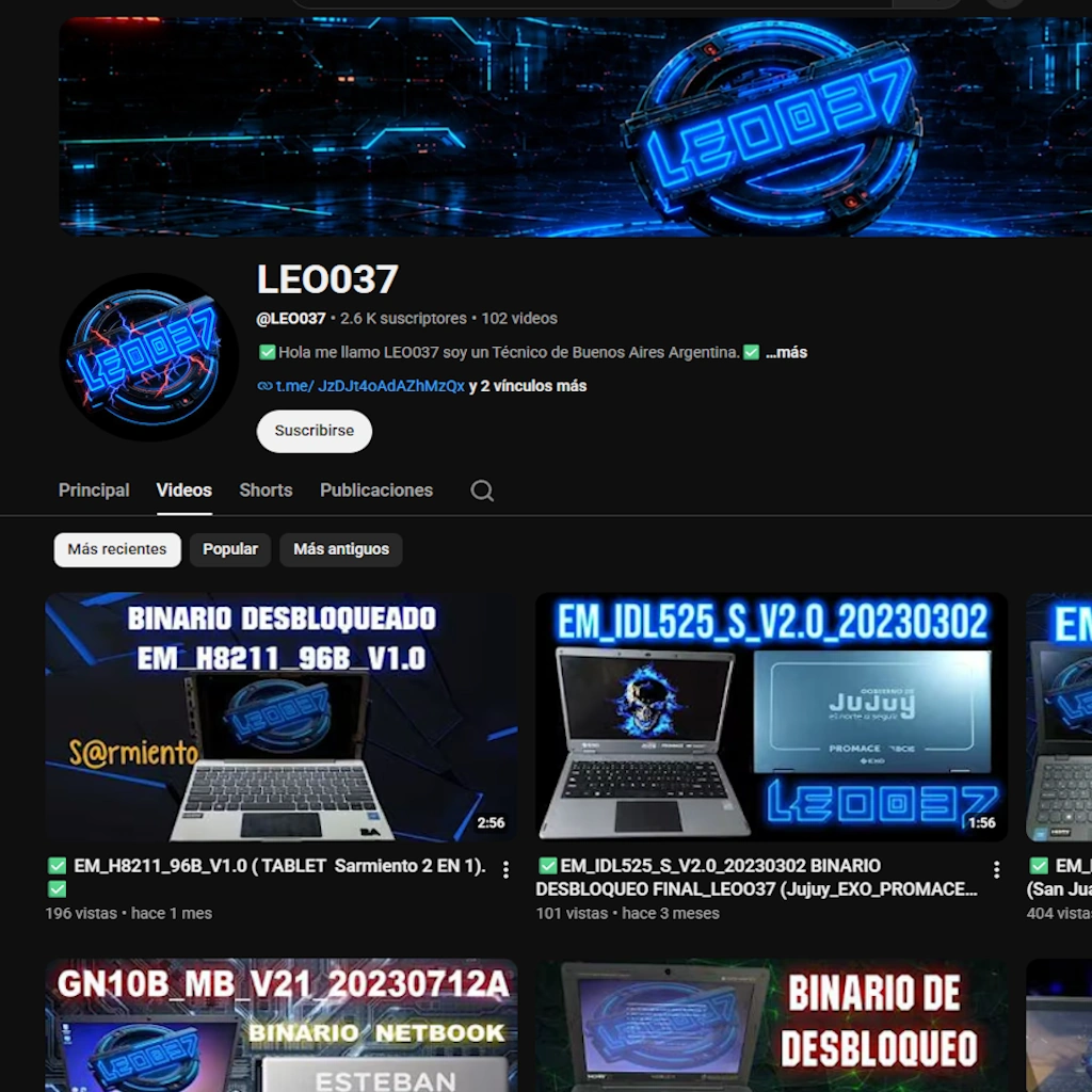Edición BIOS y Hexadecimal