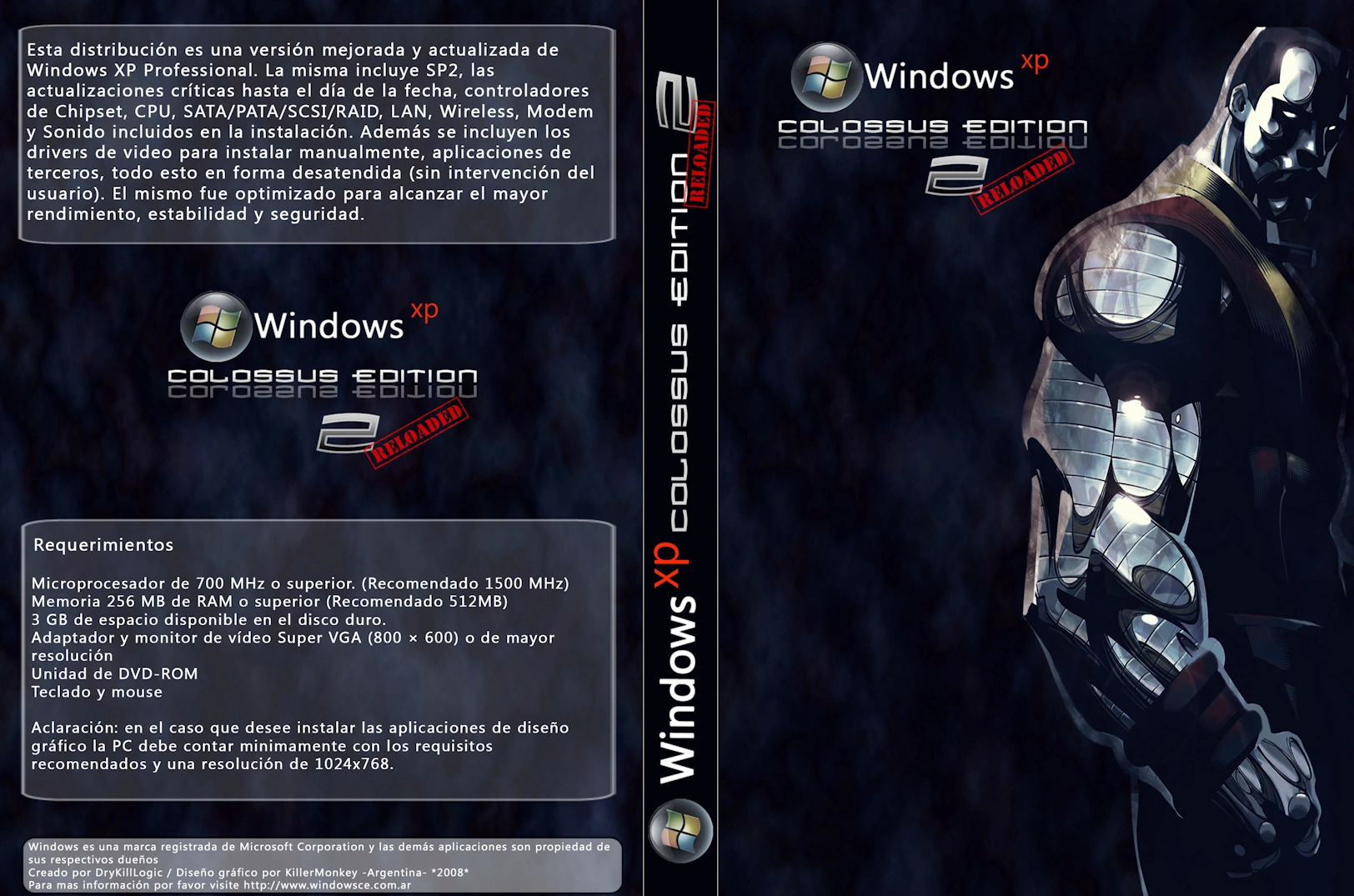 Windows XP Colossus Edition 2 Reloaded