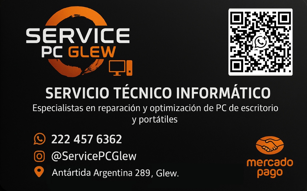Tarjeta de Contacto Service PC Glew